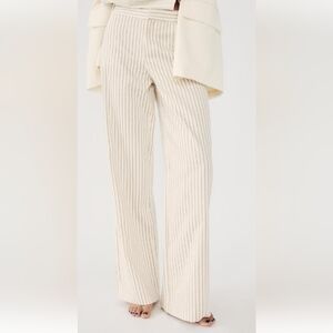 Zara Full-length stripe Pants Sz-L